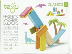 Tegu 14-Piece Magnetic Wooden Block Set