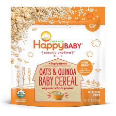 Happy Baby Organics Clearly Crafted Oats & Quinoa Baby Cereal