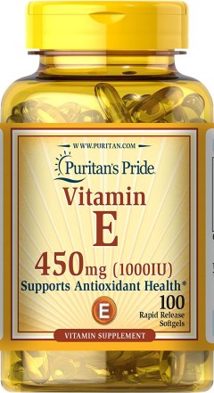 Puritan's Pride Vitamin E Rapid Release Softgels