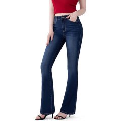 FLYING BANANA Women's Curvy Bootcut Jeans