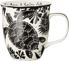 Karma Gifts Black and White Boho Mug