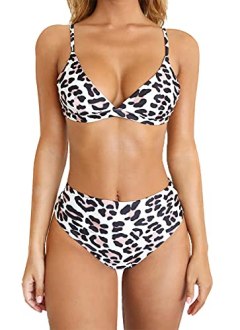 BTFBM Women High Waisted Two Piece Bikini