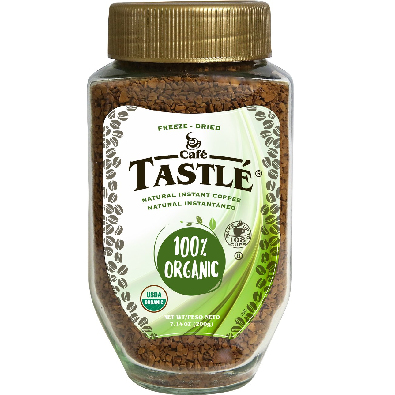 Cafe Tastlé 100% Organic Instant Coffee