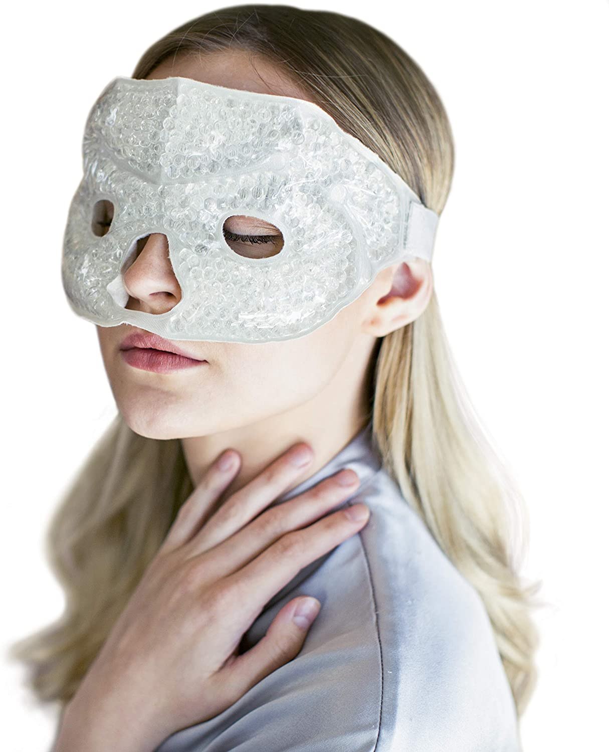 FOMI Hot and Cold Therapy Gel Bead Facial Eye Mask