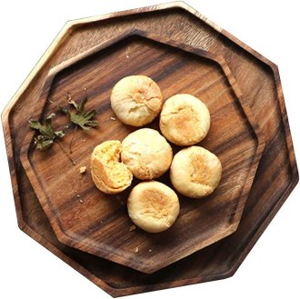 Renawe Set of 2 Acacia Wooden Serving Platters