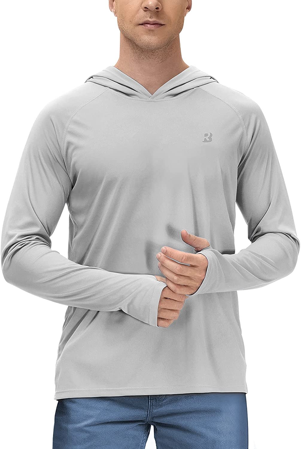 Roadbox Men&#039;s UPF 50+ Sun Protection Long Sleeve Hoodie