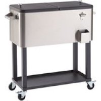 Trinity Stainless Steel Cooler with Shelf